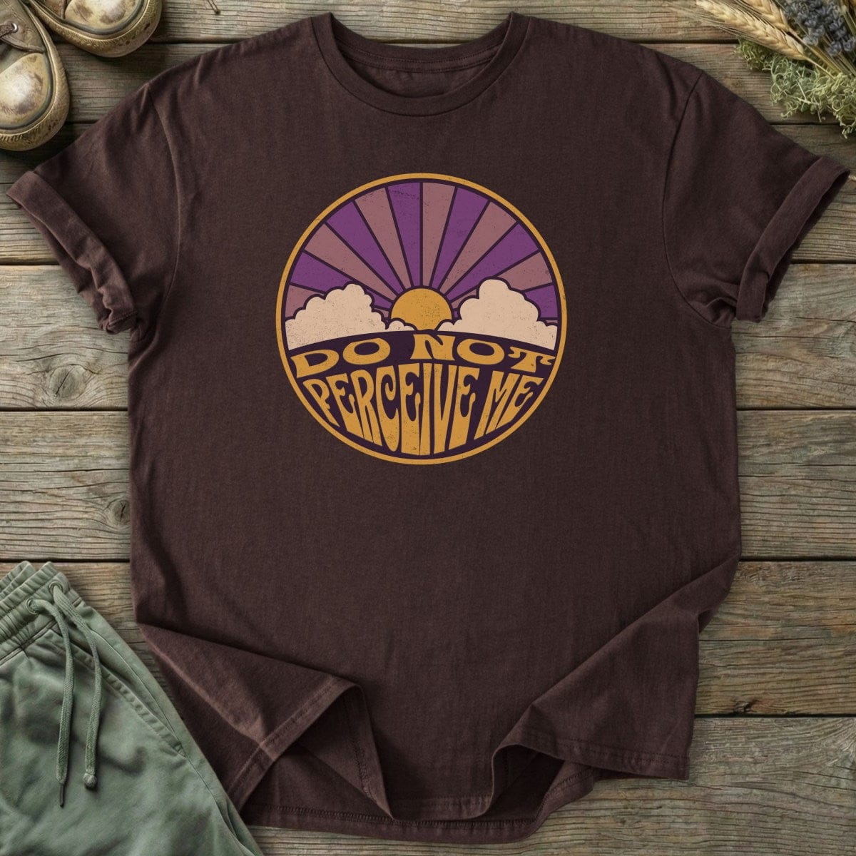 Printify T-Shirt Do Not Perceive Me T-Shirt