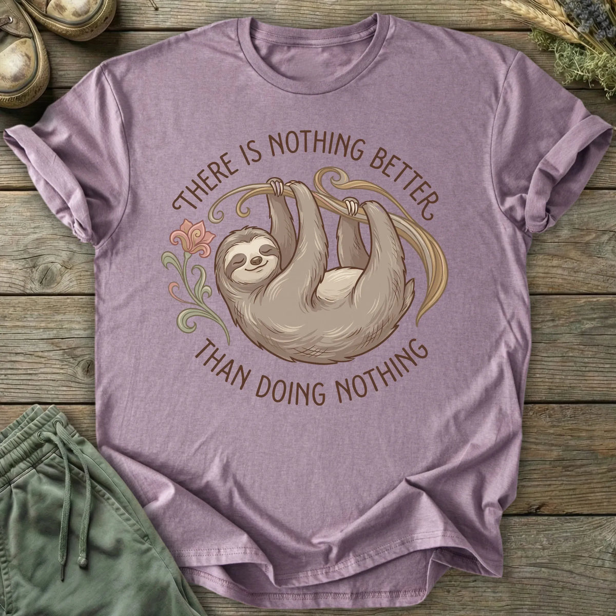 Printify T-Shirt Doing Nothing T-Shirt