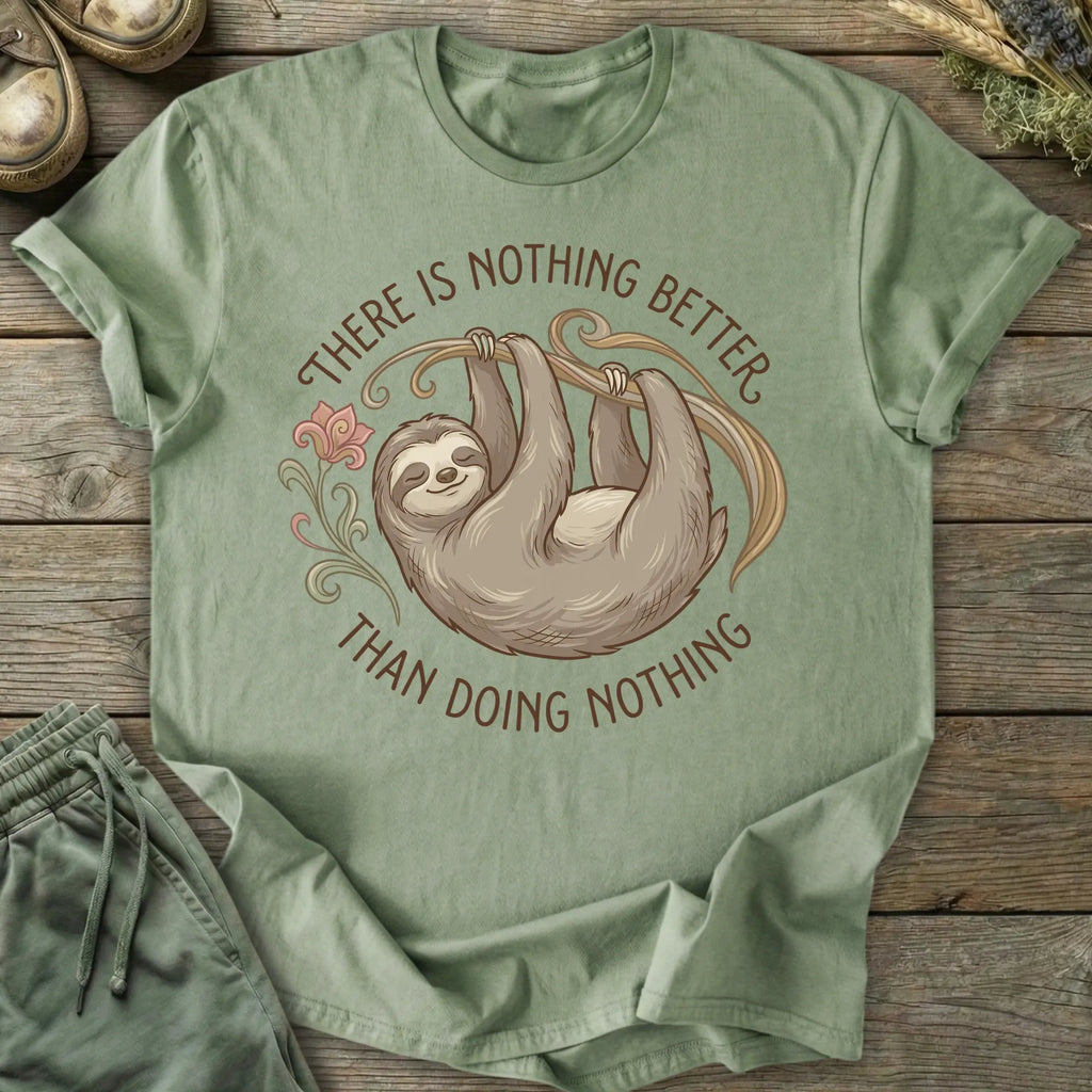 Printify T-Shirt Doing Nothing T-Shirt