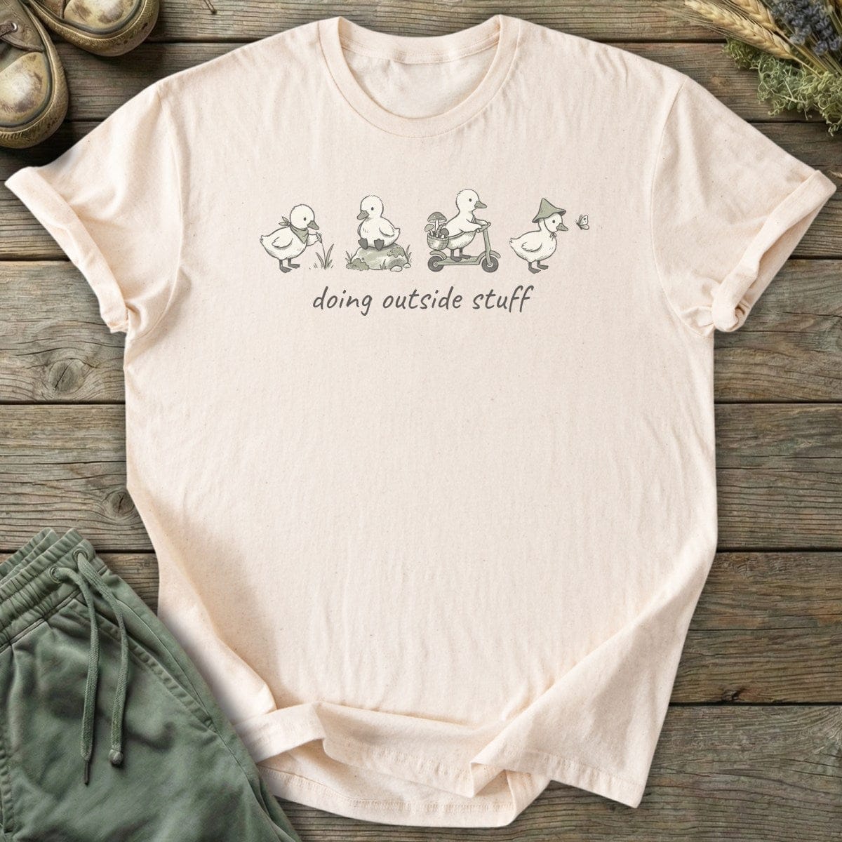 Printify T-Shirt Doing Outside Stuff T-Shirt