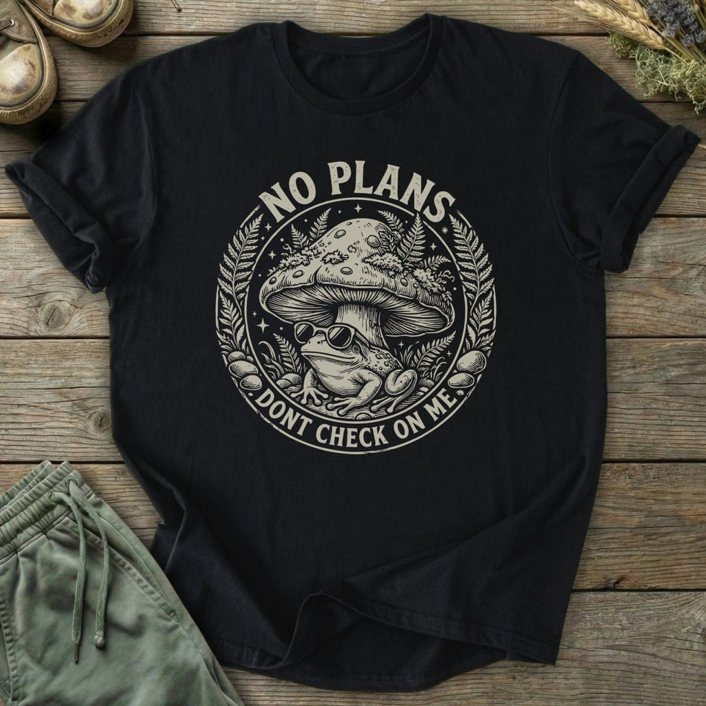 Printify T-Shirt Don't Check On Me T-Shirt