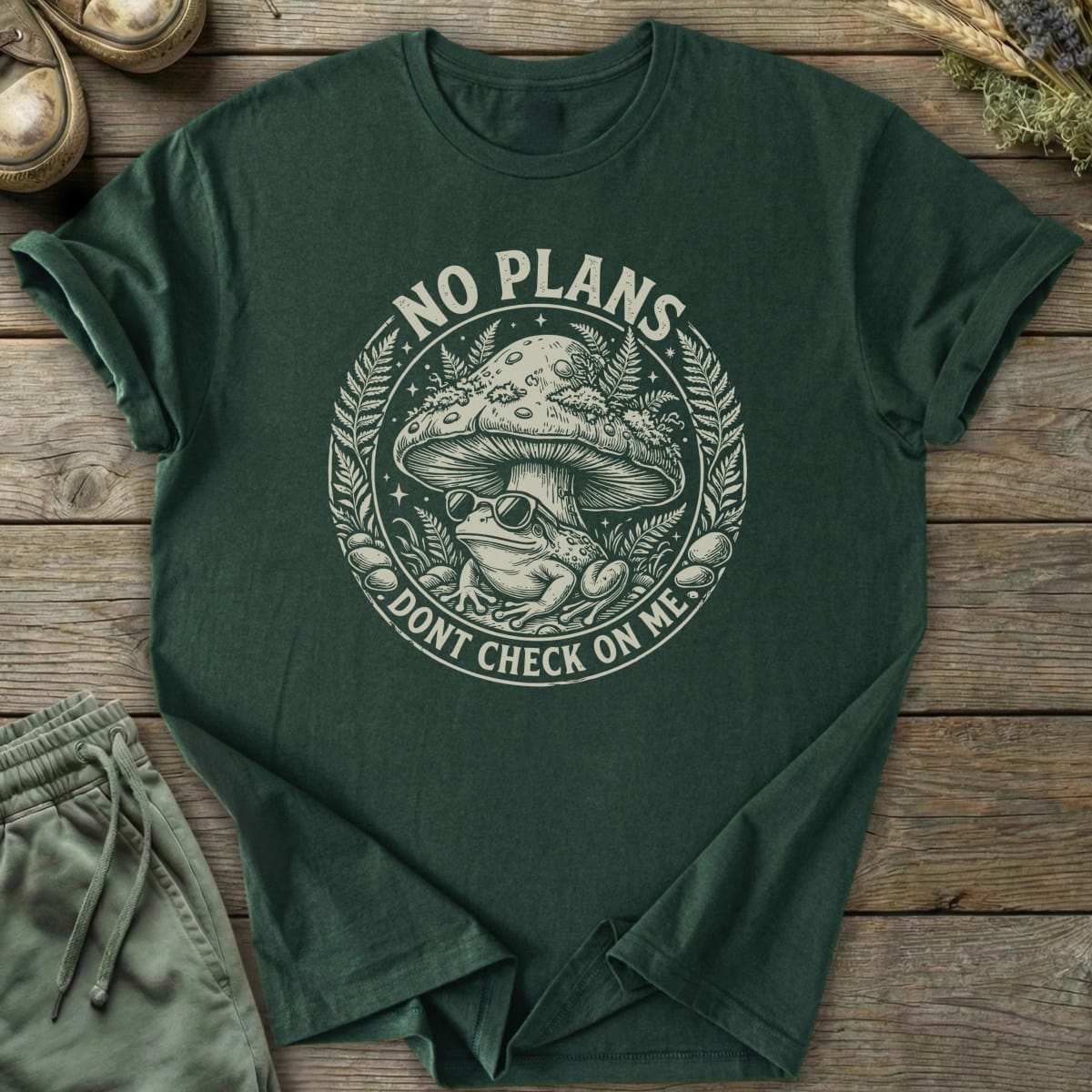 Printify T-Shirt Don't Check On Me T-Shirt