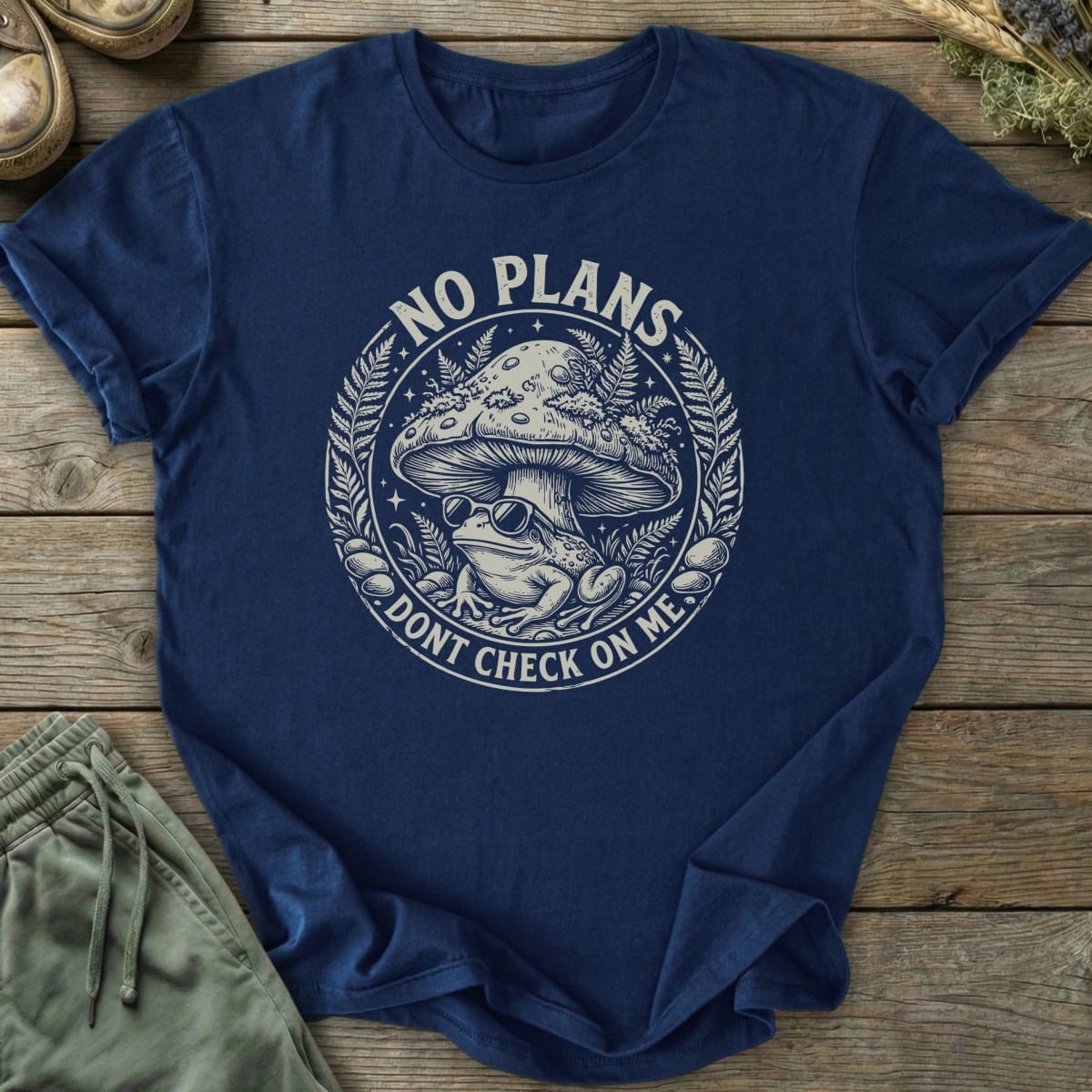 Printify T-Shirt Don't Check On Me T-Shirt
