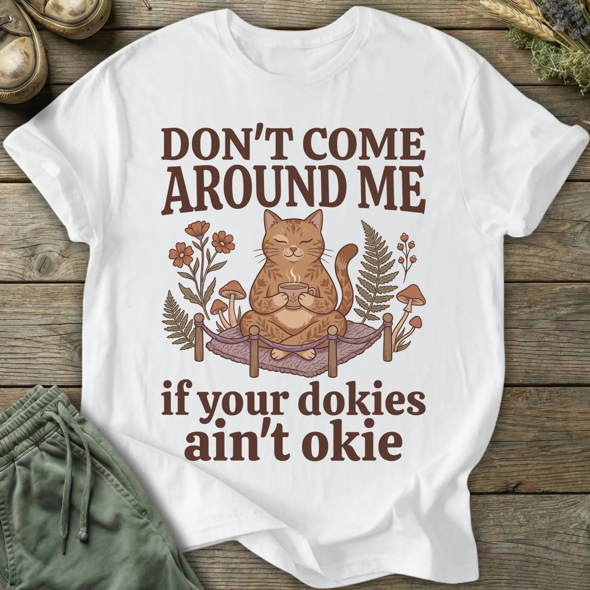 Printify T-Shirt Don't Come Around Me T-Shirt