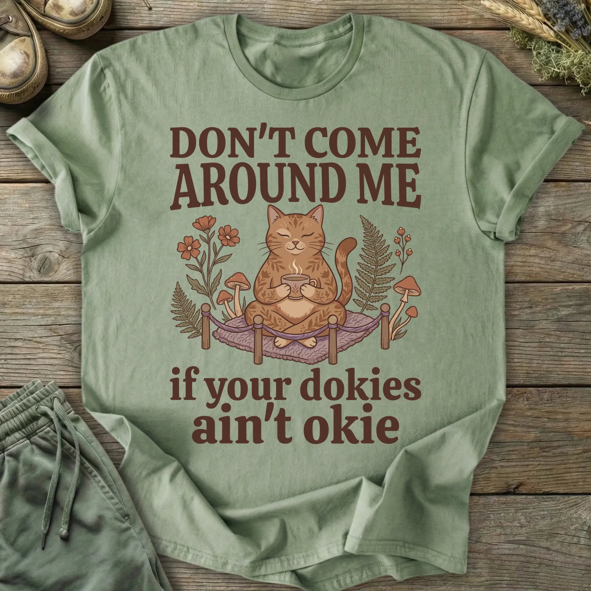 Printify T-Shirt Don't Come Around Me T-Shirt