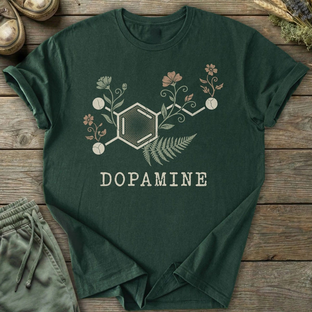 Printify T-Shirt Dopamine Molecule T-Shirt