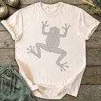 Printify T-Shirt Dot Art Frog T-Shirt