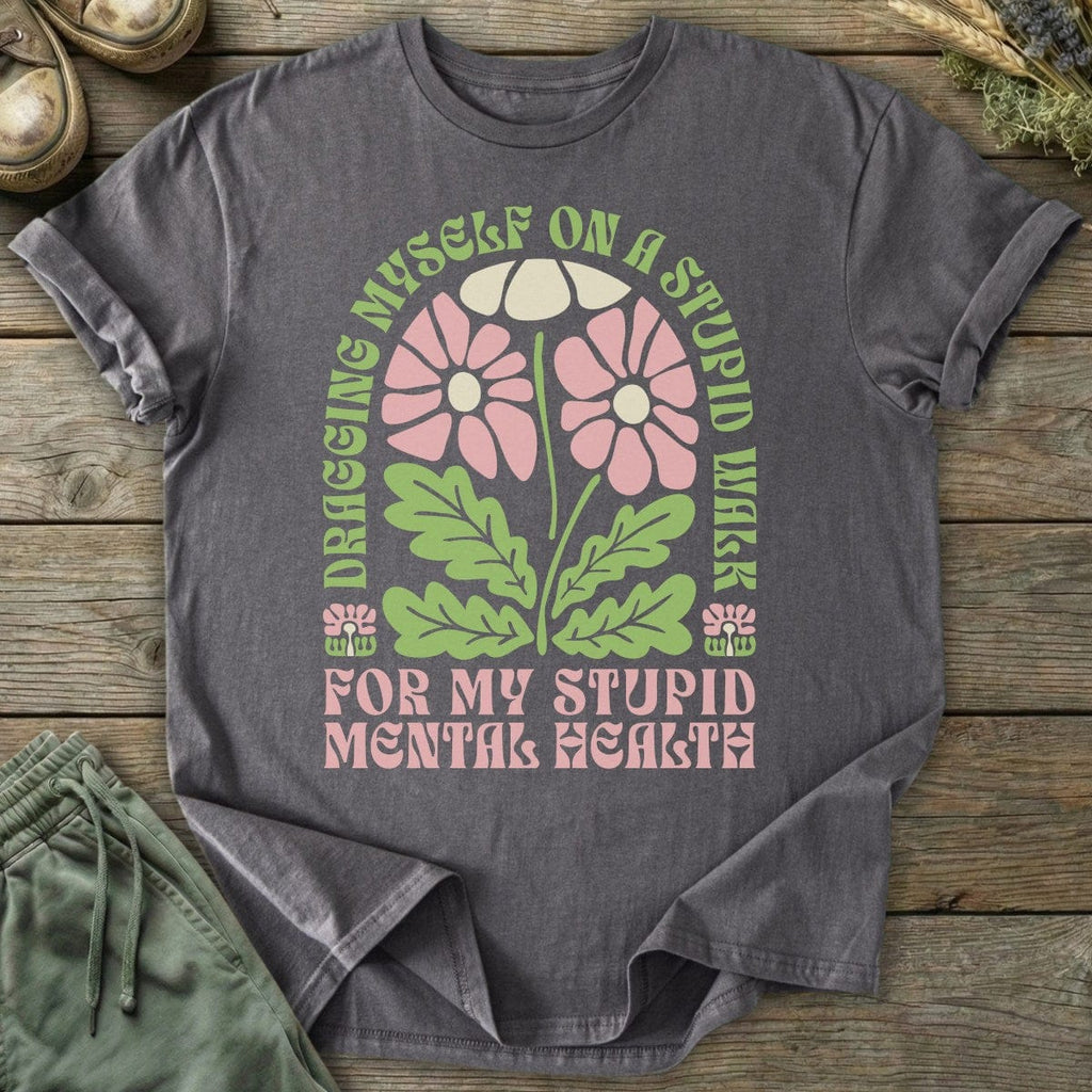 Printify T-Shirt Dragging Myself T-Shirt