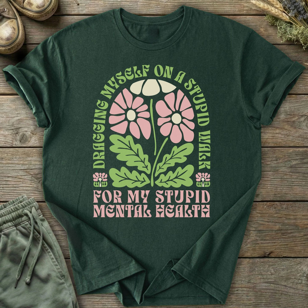 Printify T-Shirt Dragging Myself T-Shirt
