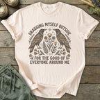 Printify T-Shirt Dragging Myself T-Shirt