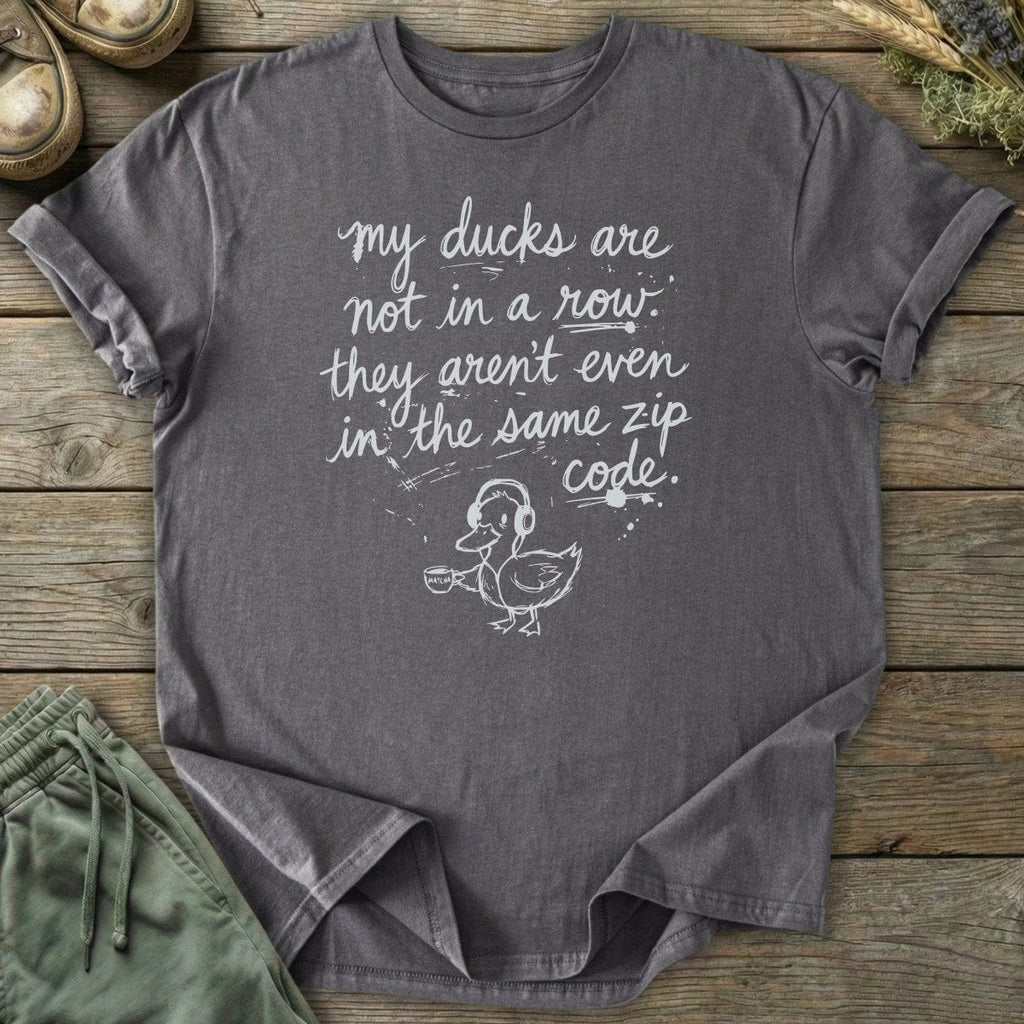Printify T-Shirt Ducks Not In Zip T-Shirt