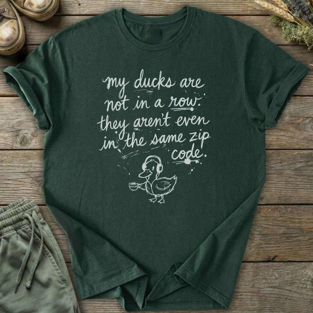 Printify T-Shirt Ducks Not In Zip T-Shirt