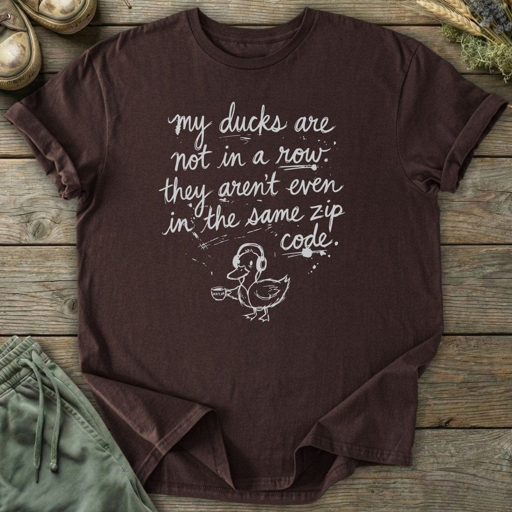 Printify T-Shirt Ducks Not In Zip T-Shirt