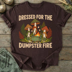 Printify T-Shirt Dumpster Fire T-Shirt