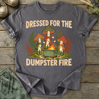 Printify T-Shirt Dumpster Fire T-Shirt