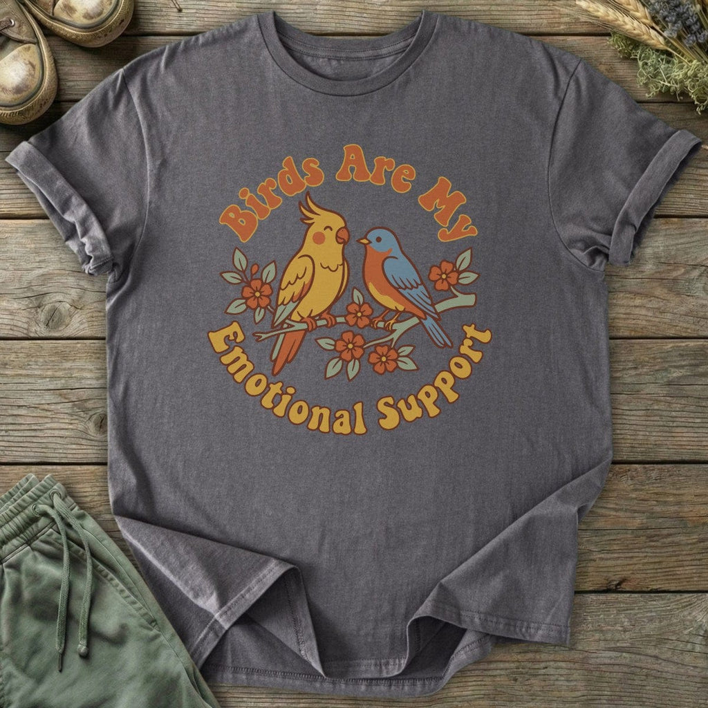 Printify T-Shirt Emotional Support Birds T-Shirt