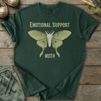 Printify T-Shirt Emotional Support Moth T-Shirt