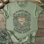 Printify T-Shirt Emotional Support Plants T-Shirt