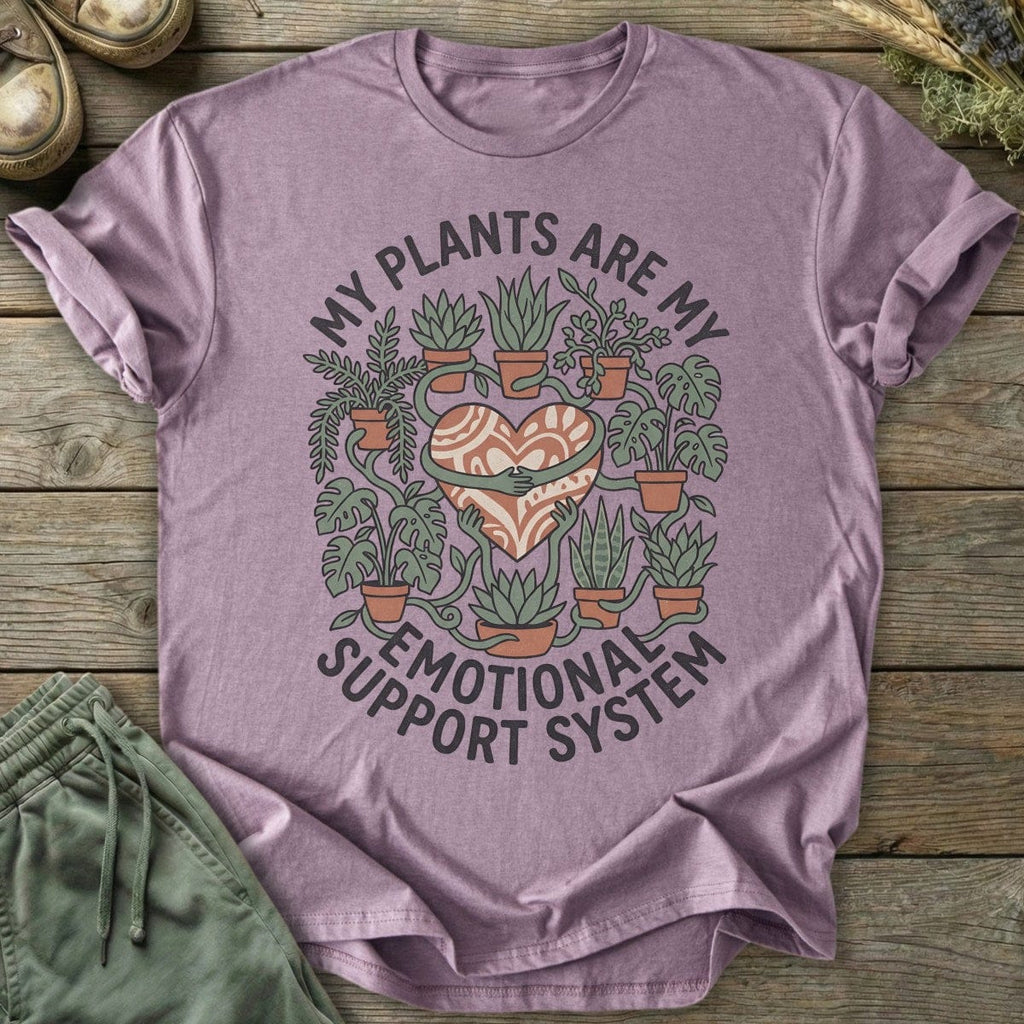 Printify T-Shirt Emotional Support Plants T-Shirt