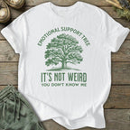 Printify T-Shirt Emotional Support Tree T-Shirt