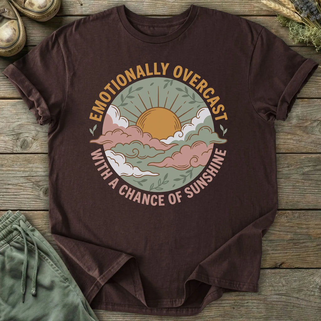 Printify T-Shirt Emotionally Overcast T-Shirt