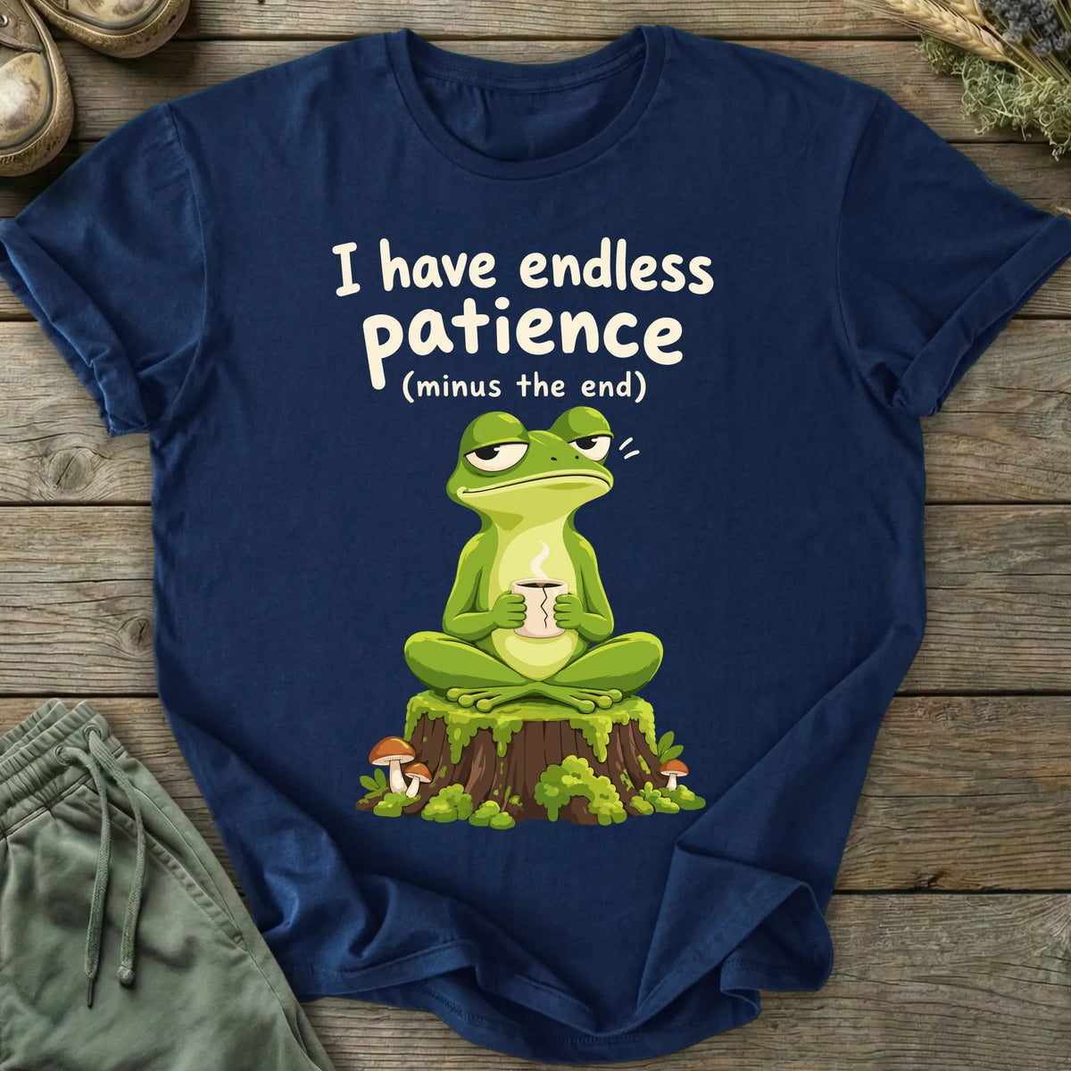Printify T-Shirt Endless Patience T-Shirt