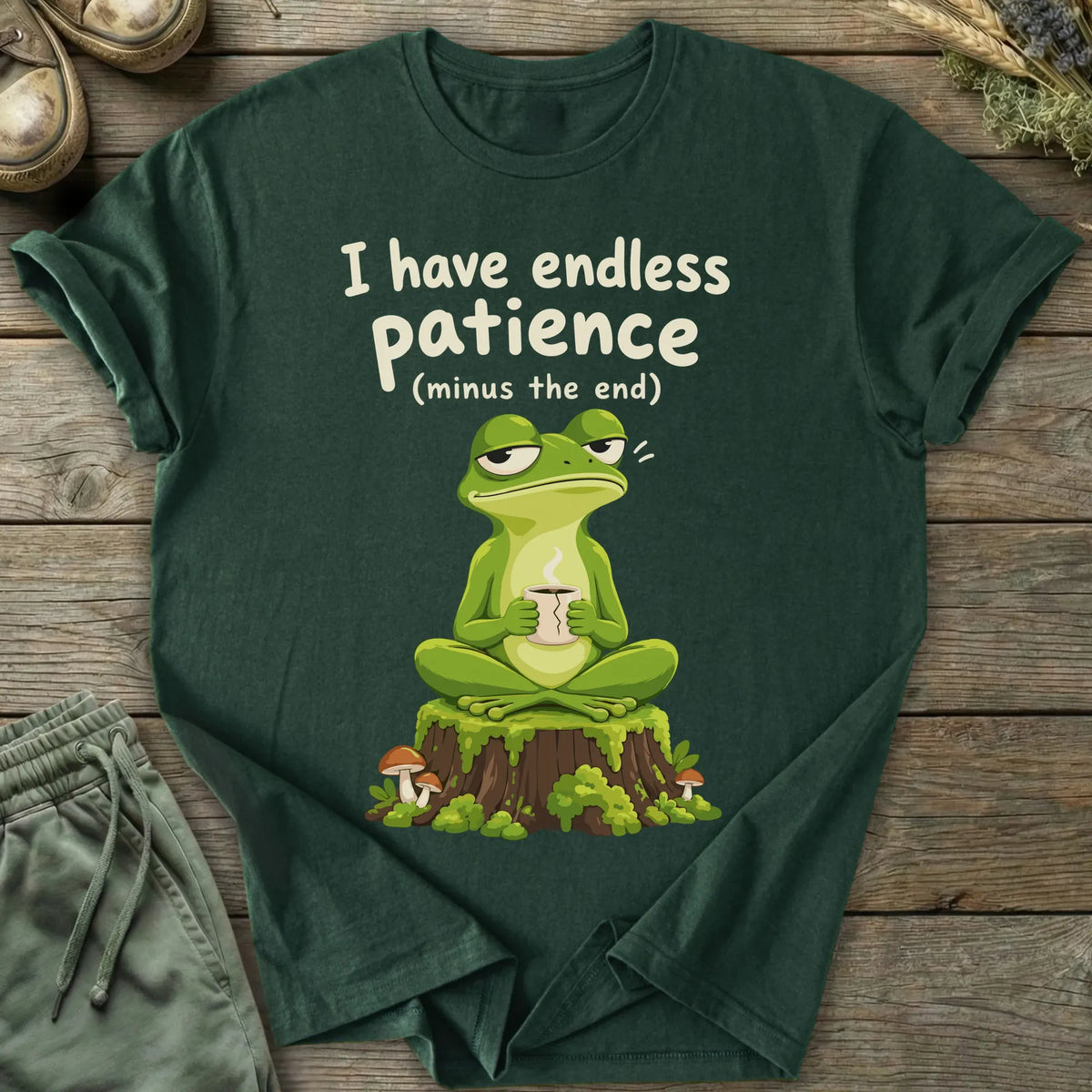 Printify T-Shirt Endless Patience T-Shirt