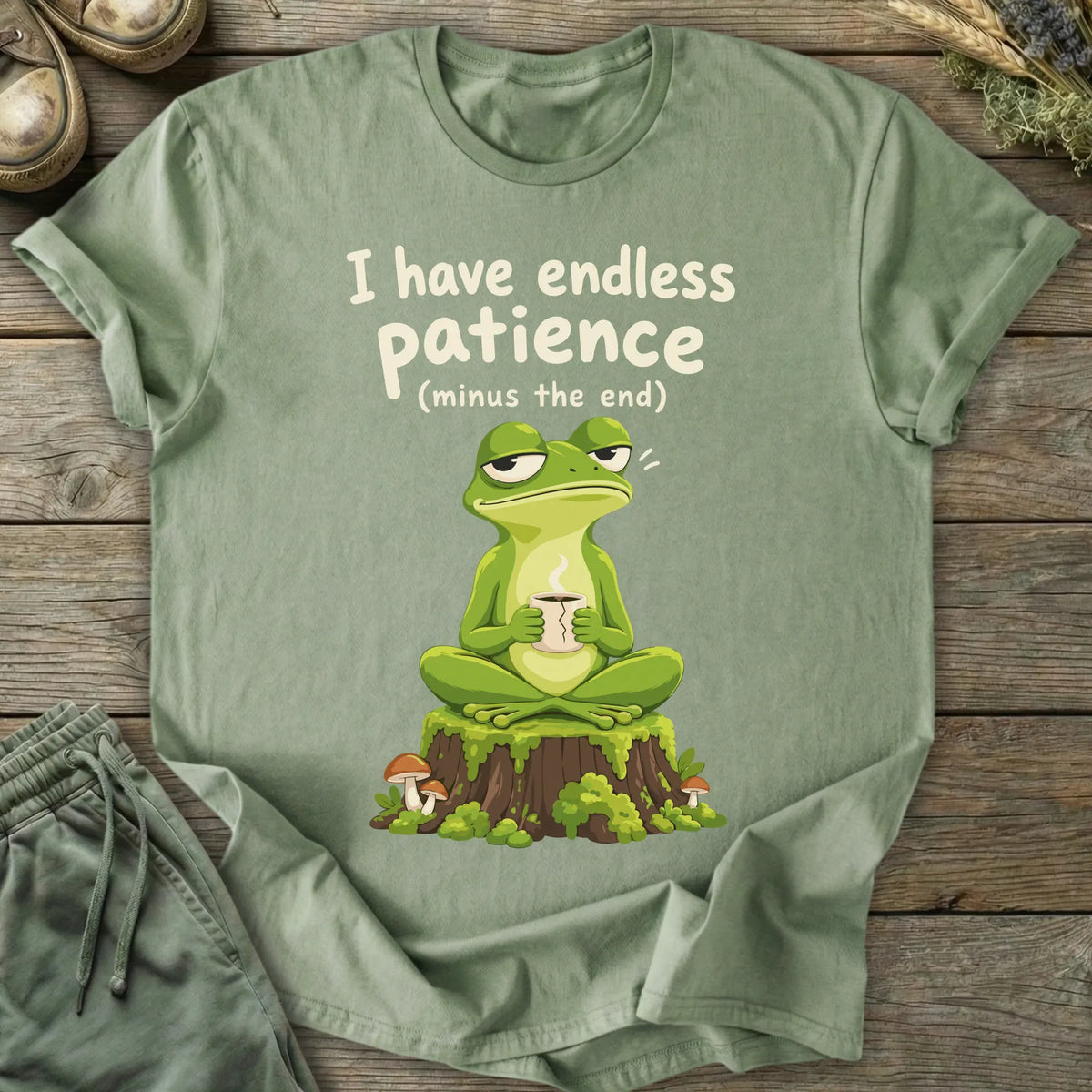Printify T-Shirt Endless Patience T-Shirt