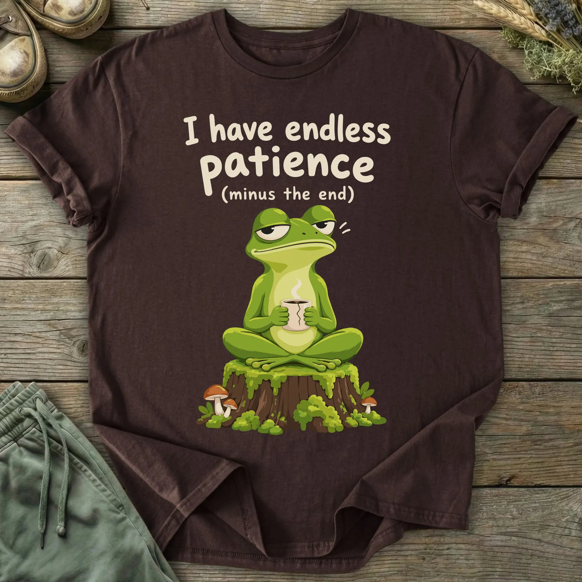 Printify T-Shirt Endless Patience T-Shirt