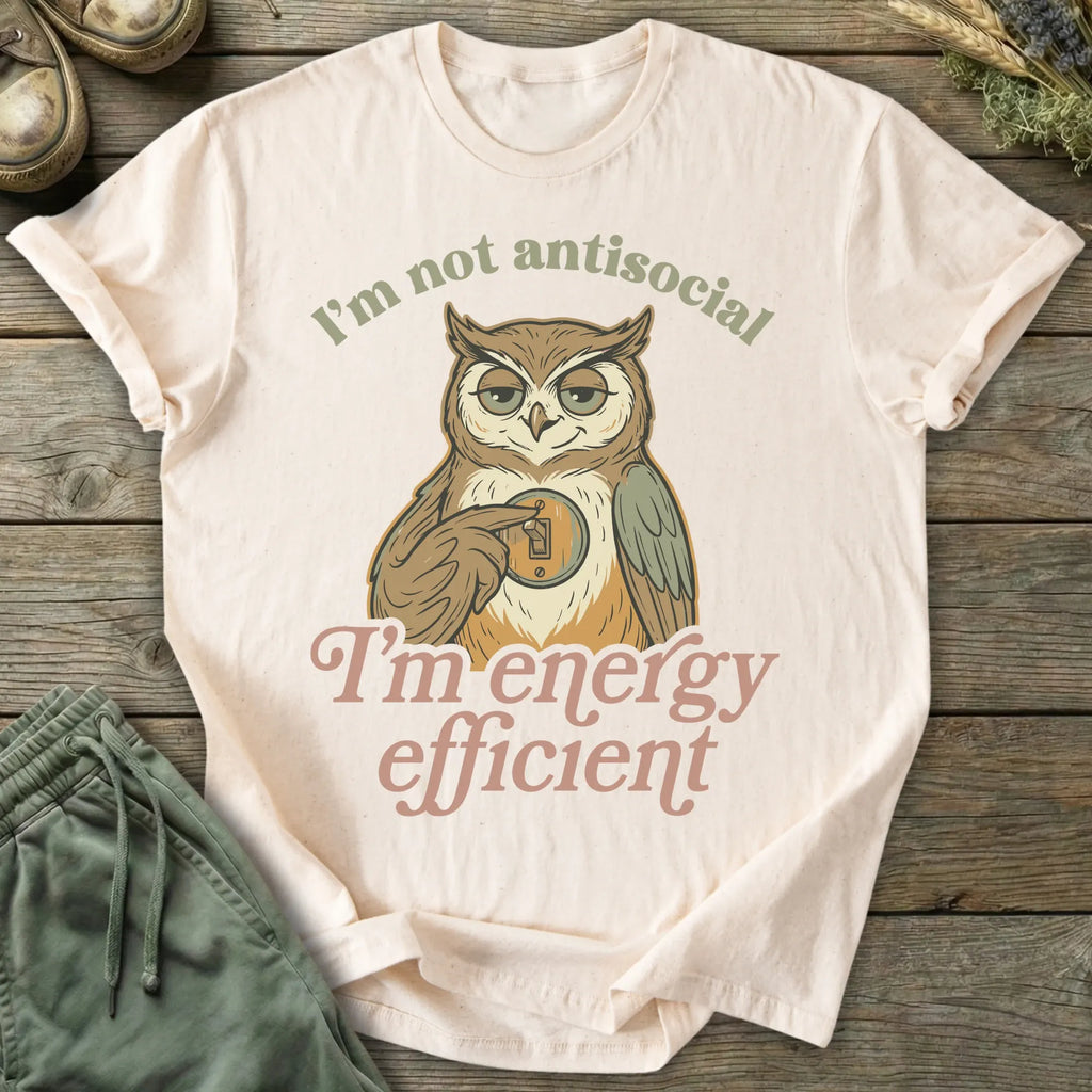 Printify T-Shirt Energy Efficient T-Shirt