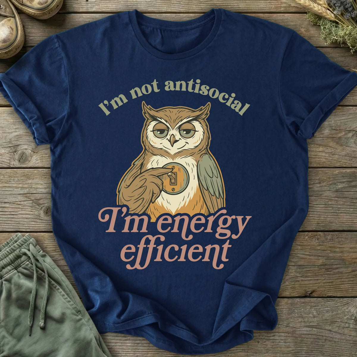 Printify T-Shirt Energy Efficient T-Shirt