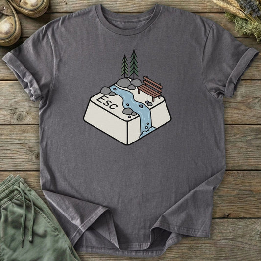 Printify T-Shirt Esc T-Shirt