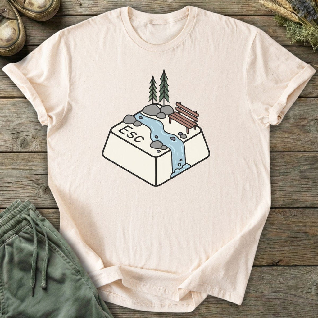 Printify T-Shirt Esc T-Shirt