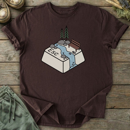 Printify T-Shirt Esc T-Shirt