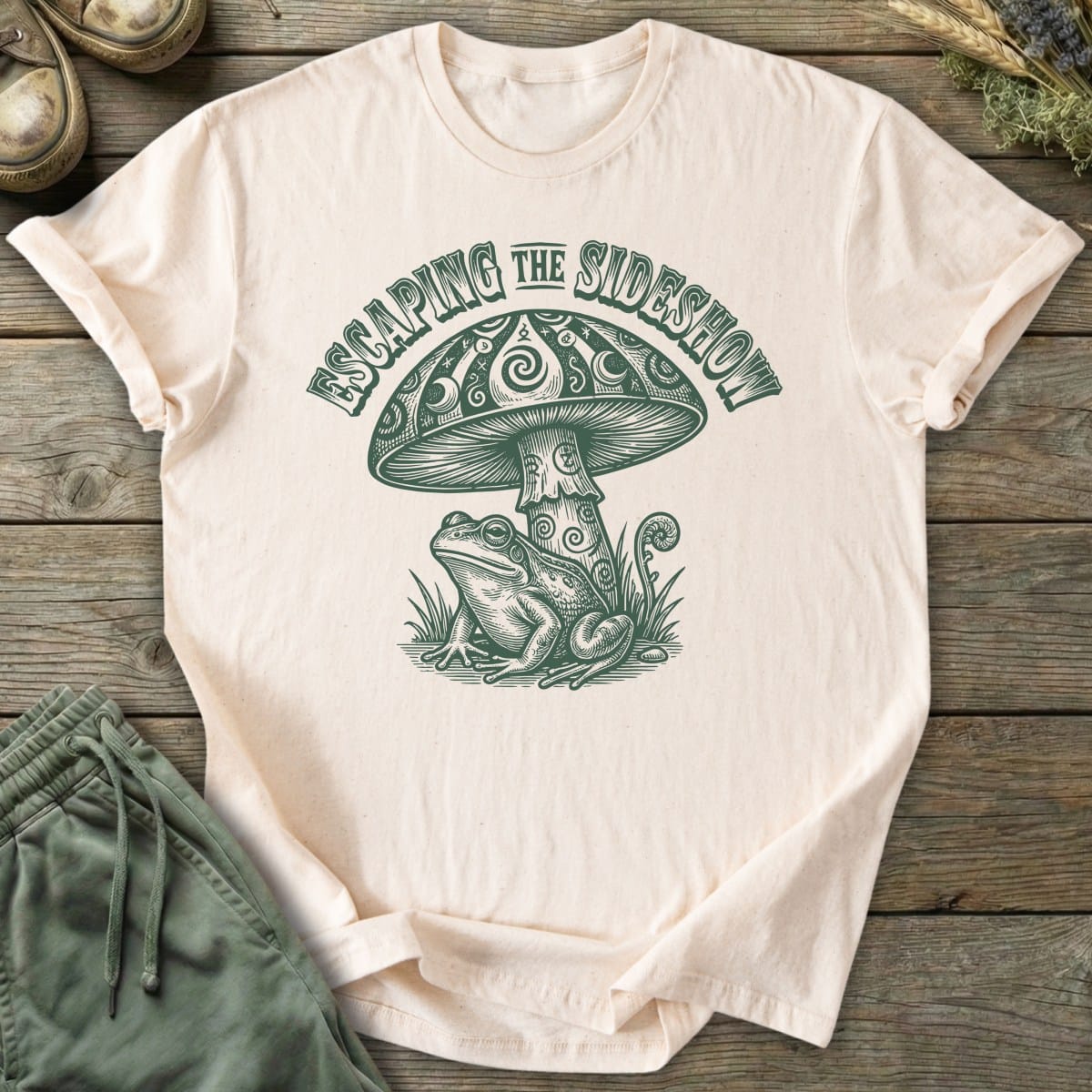 Printify T-Shirt Escaping The Sideshow T-Shirt