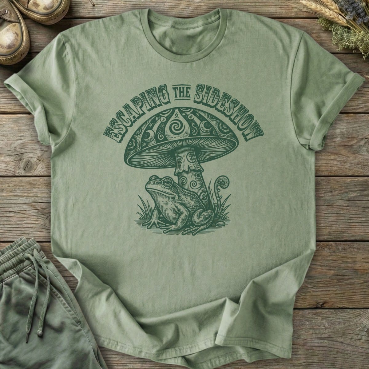Printify T-Shirt Escaping The Sideshow T-Shirt