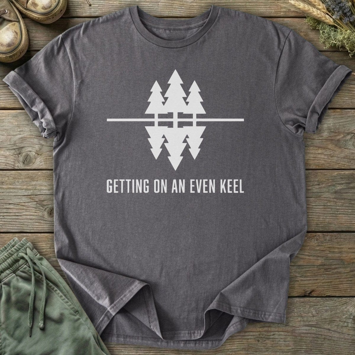 Printify T-Shirt Even Keel Trees T-Shirt