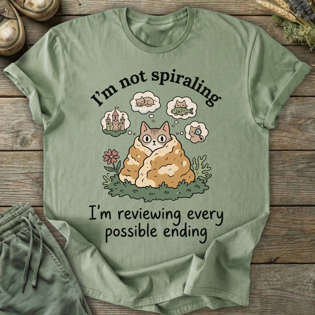 Printify T-Shirt Every Possible Ending T-Shirt