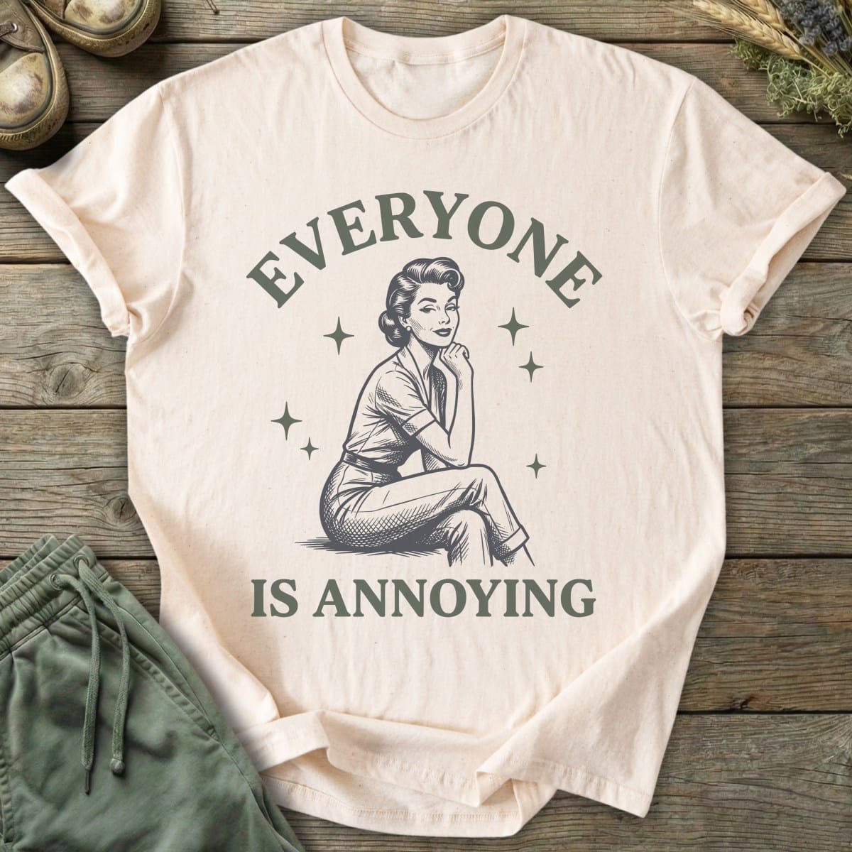 Printify T-Shirt Everyone Is Annoying T-Shirt