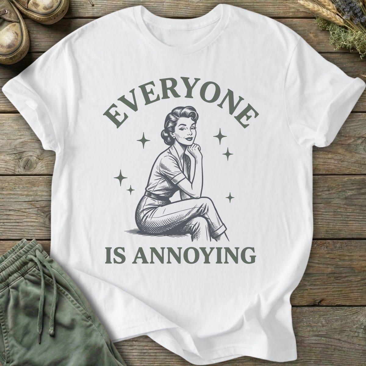 Printify T-Shirt Everyone Is Annoying T-Shirt