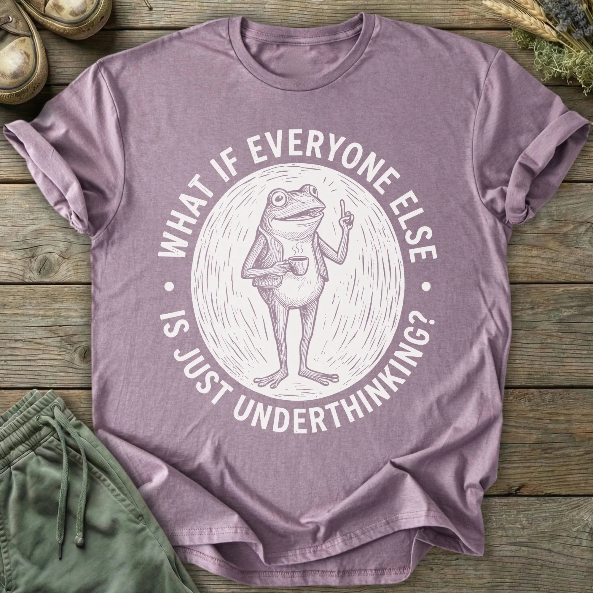 Printify T-Shirt Everyone Underthinking T-Shirt