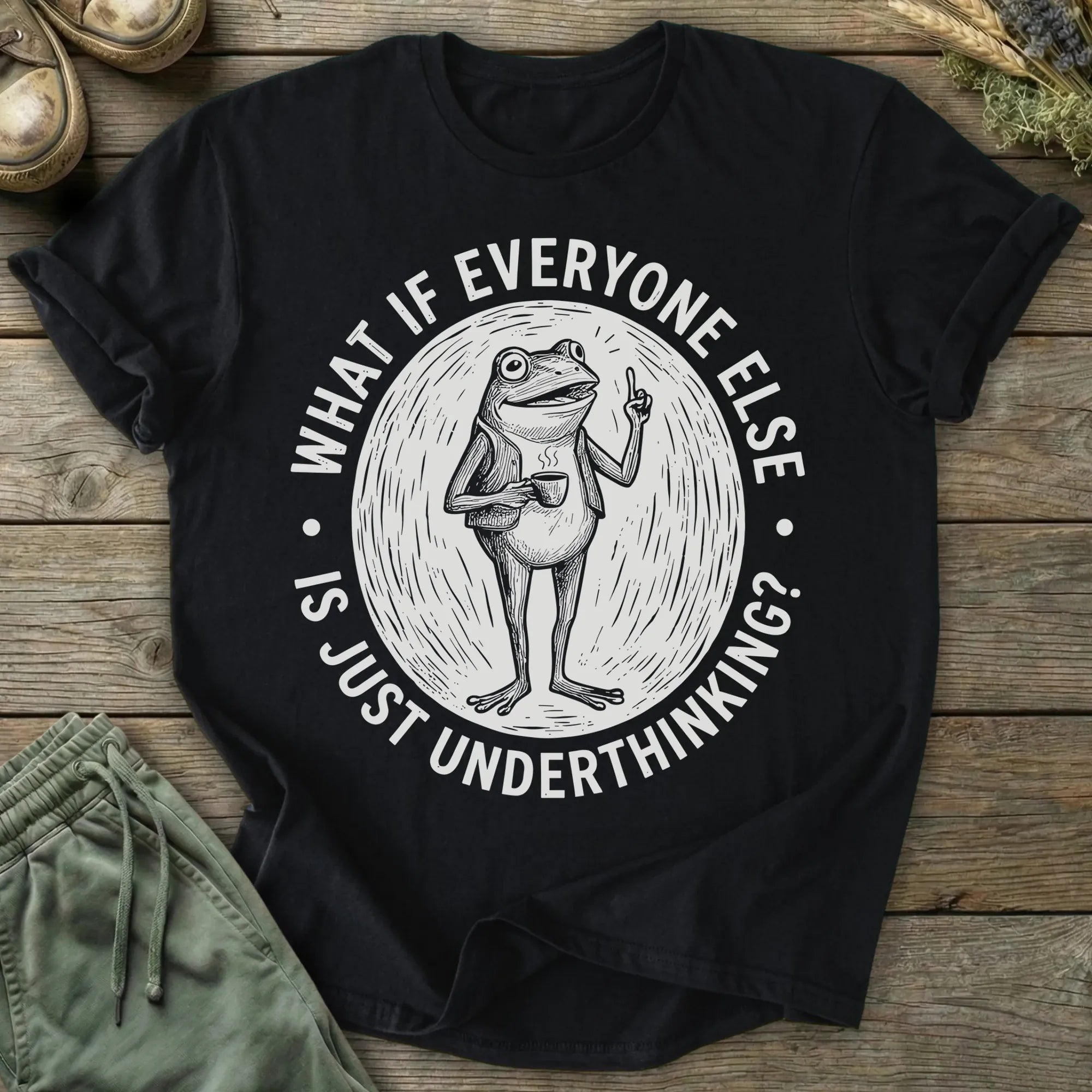 Printify T-Shirt Everyone Underthinking T-Shirt