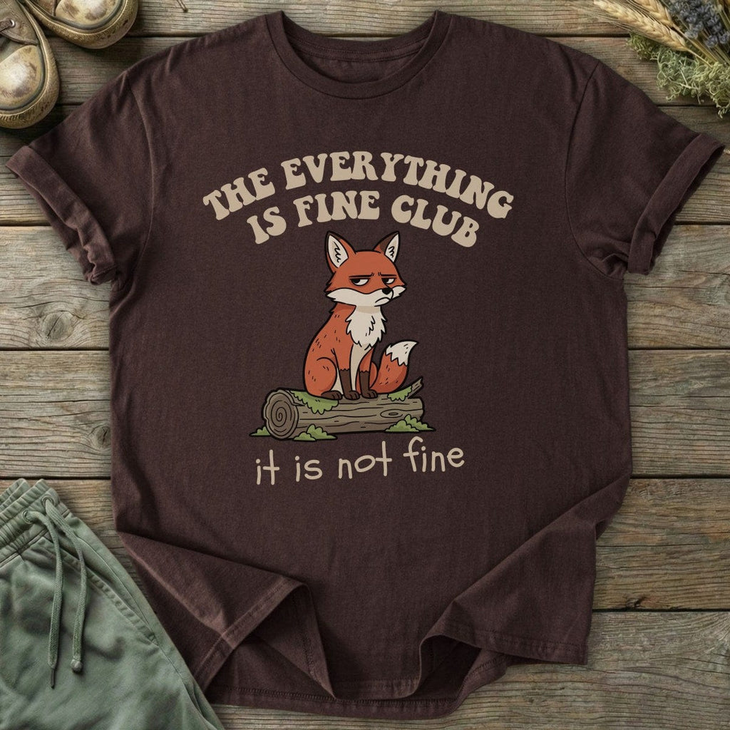 Printify T-Shirt Everything Is Fine T-Shirt