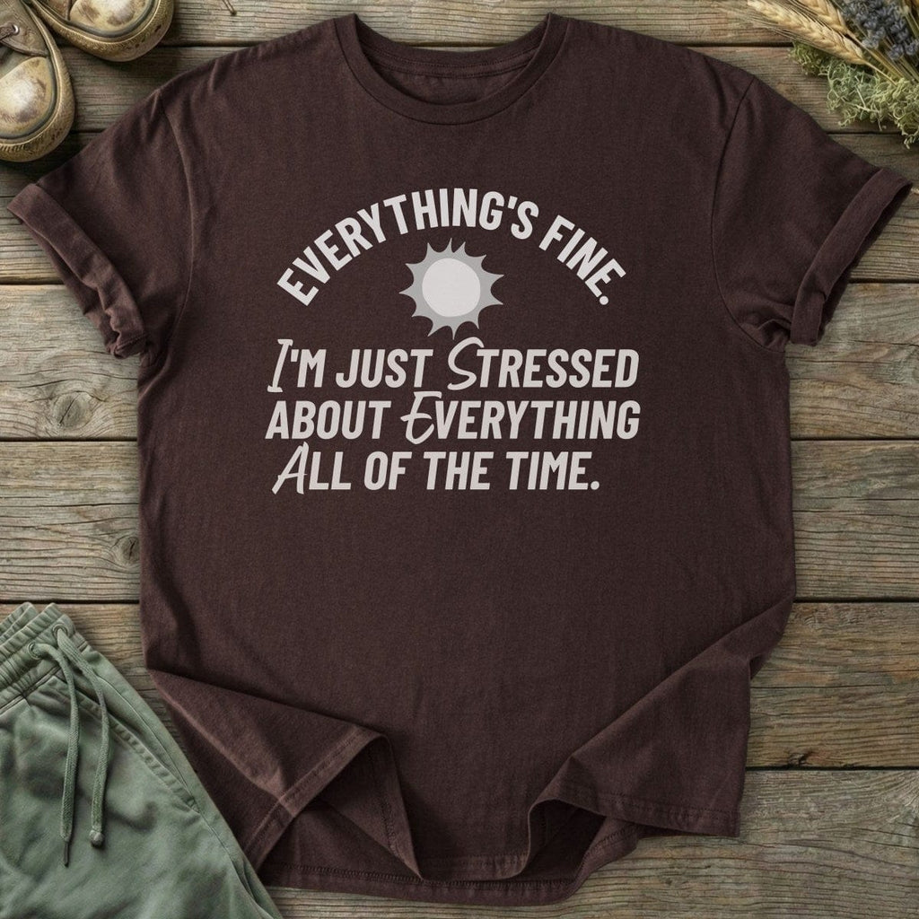 Printify T-Shirt Everythings Fine Sun T-Shirt