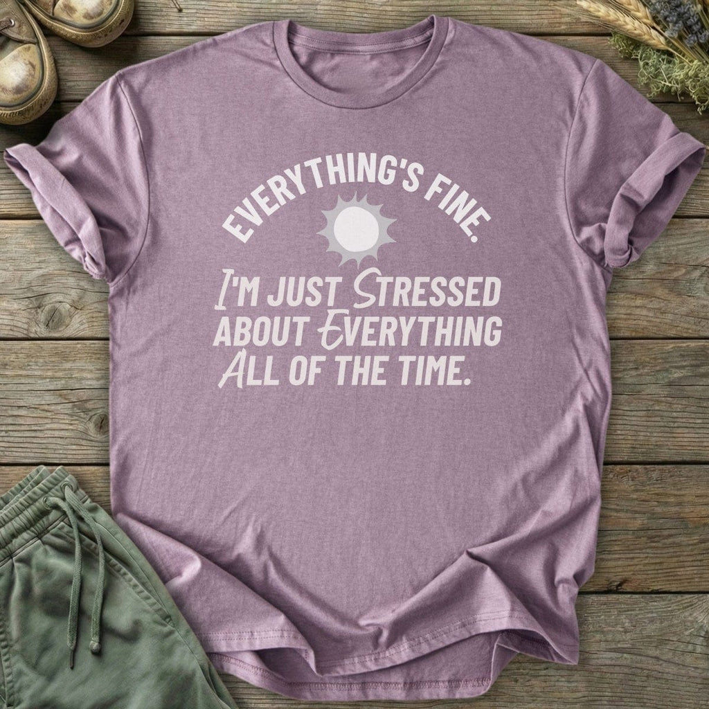 Printify T-Shirt Everythings Fine Sun T-Shirt