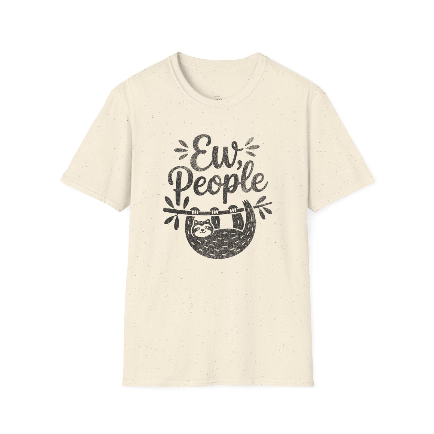 Printify T-Shirt Ew People Sloth T-Shirt