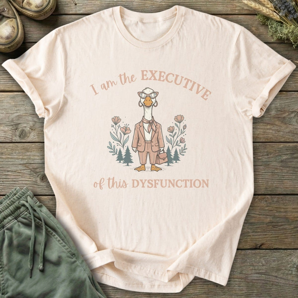 Printify T-Shirt Executive Dysfunction Goose T-Shirt