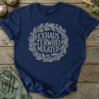 Printify T-Shirt Exhausted Overwhelmed Overstimulated T-Shirt