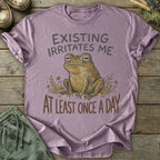 Printify T-Shirt Existing Irritates Me T-Shirt