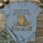Printify T-Shirt Existing Irritates Me T-Shirt